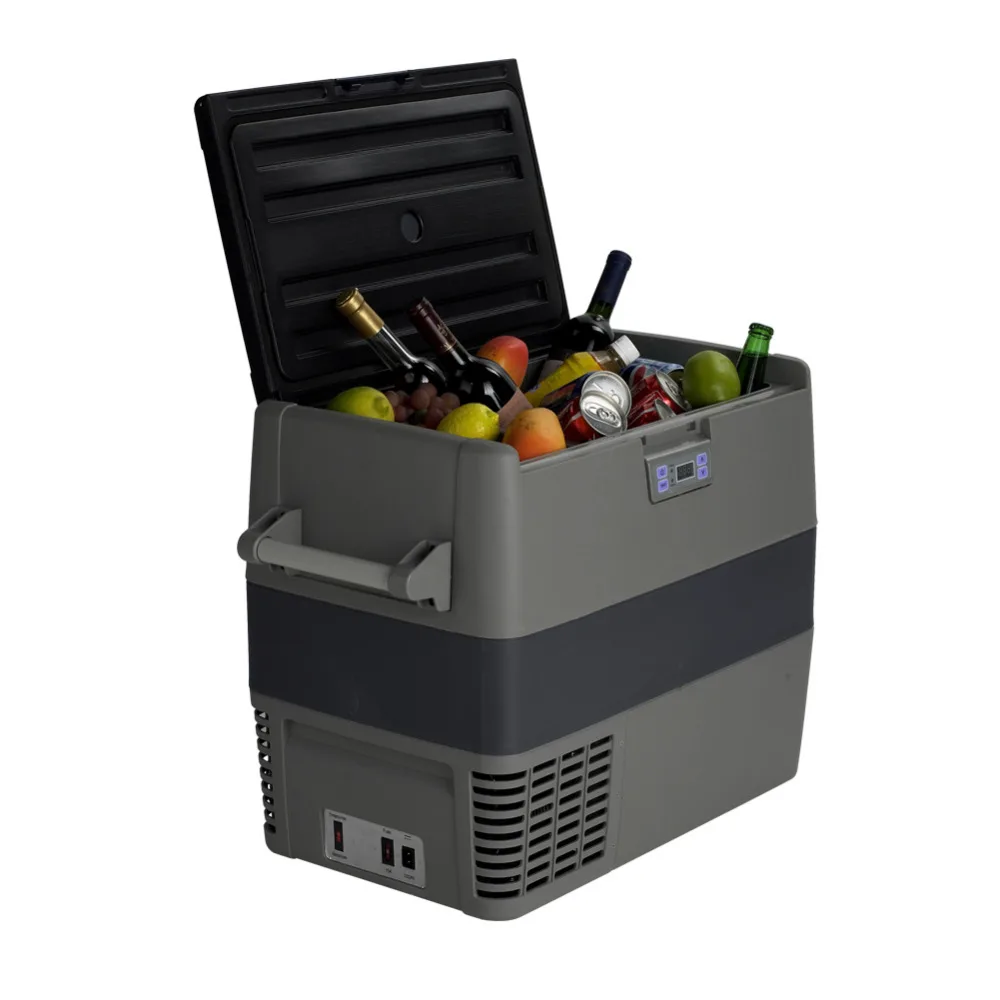 Smad 12V Mini Car Truck Refrigerator Freezer 49L R134a High Quality