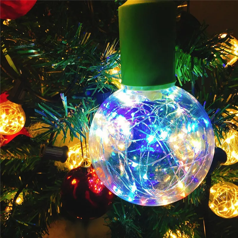Винтажный светодиодный светильник E27, 220 В, 110 В, светодиодный, многоцветная, Сказочная лампа для рождества, свадьбы, вечеринки, украшения дома, новинка