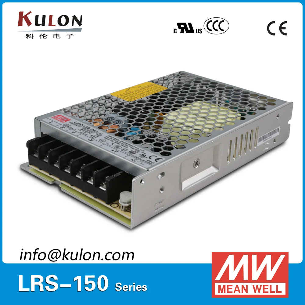 Alimentatore MeanWell LRS-150-24 24V 150W - Per Strip LED 24V, Non Impermeabile