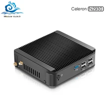 Hly mini computer tower celeron n2930 qaud основные 1.83 ГГц mini pc с 4 г ram windows7 desktop vga