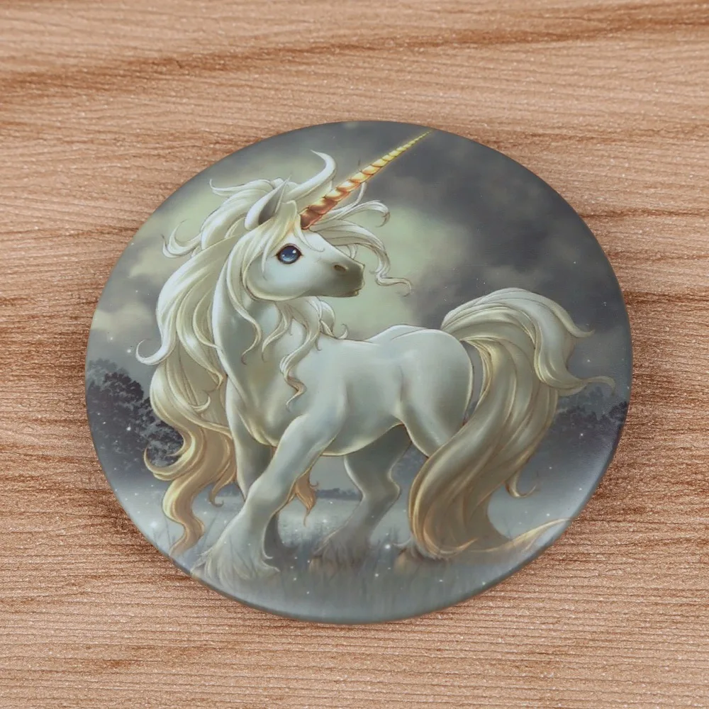 Lucky Anime Unicorn Cloth Badge brooch Pin bedge insigne Home Car Home Hat backpack Decor unicorno eenhoorn tek boynuzlu at Gift