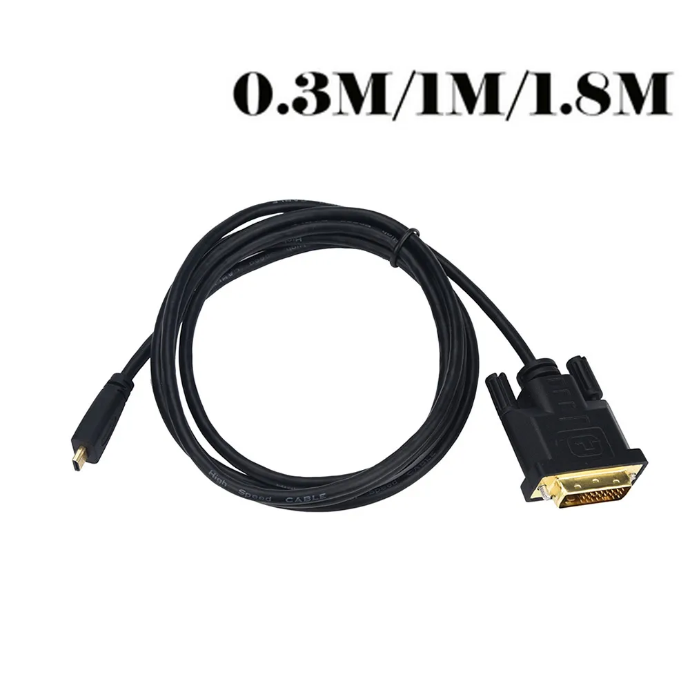 Микро Hdmi к Vga Full HD 1080P микро HDMI штекер к VGA Мужской адаптер конвертер кабель для HDTV Micro Hdmi кабель