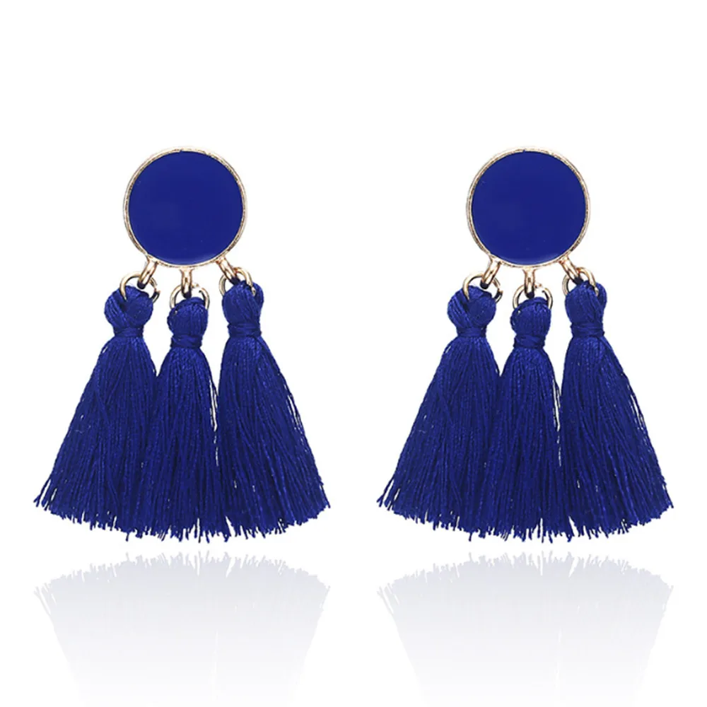 

ECODAY Jewelry Bohemia Tassel Long Earrings for Women Boho Wedding Earings Oorbellen Pendientes Bijoux Women Accessories