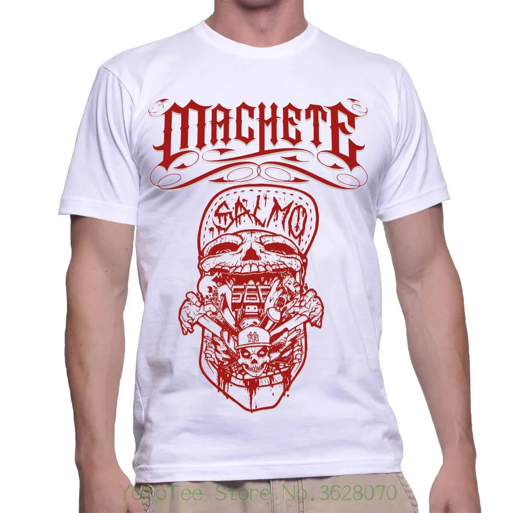 

New Hipster Hot Summer Casual Gift Printing Maglietta Machete Salmo