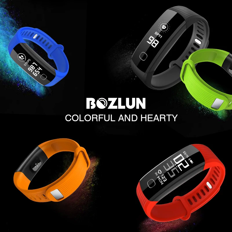 Bozlun B21 смарт браслет Для мужчин женщин Alarm Tracker hearrate Bluetooth Калорий Фитнес здоровый
