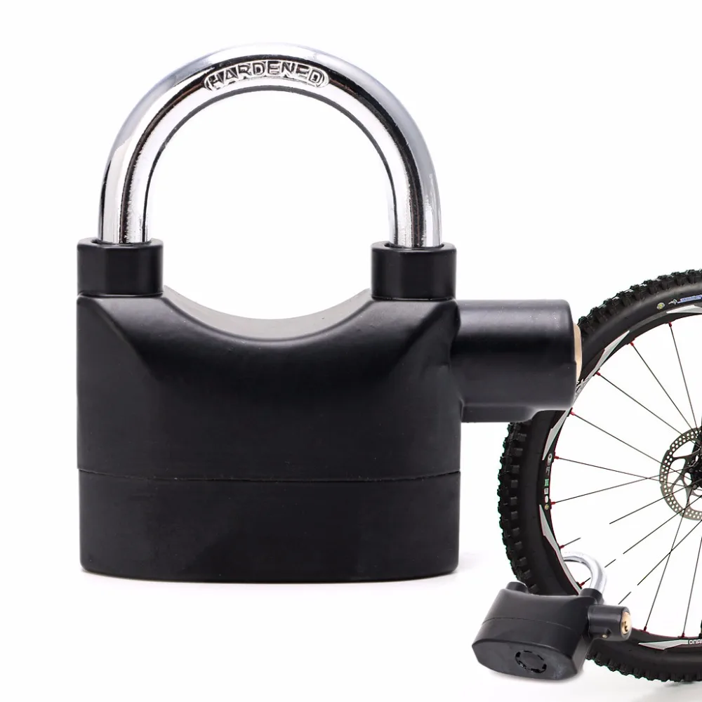 Водонепроницаемый замок сирена для мотоцикла велосипеда с коротким светом|lock for