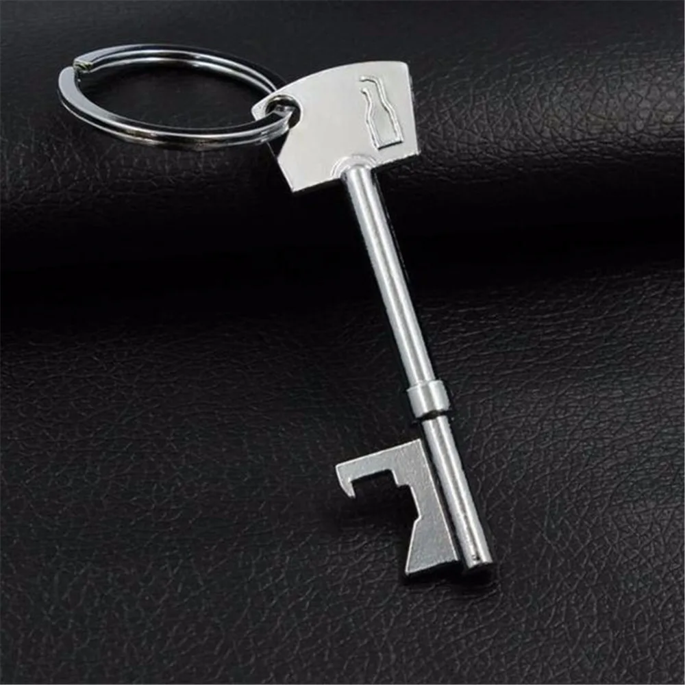 2 in 1 Key Chain Bottle Opener Car Keychain Key Pendant Decoration