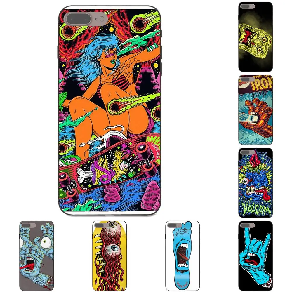 

Soft Cell Phone Cases Skateboard Skate Santa Cruz For Huawei Honor Enjoy Mate Note 6s 8 9 10 20 Lite Play Pro P smart