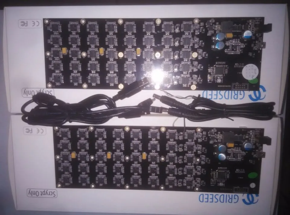 Используется miner 5,2-6 M Gridseed blade два pcbs набор включает кабели, только нужно 100-120 Вт лучше, чем zeus alavon antminer ASIC miner