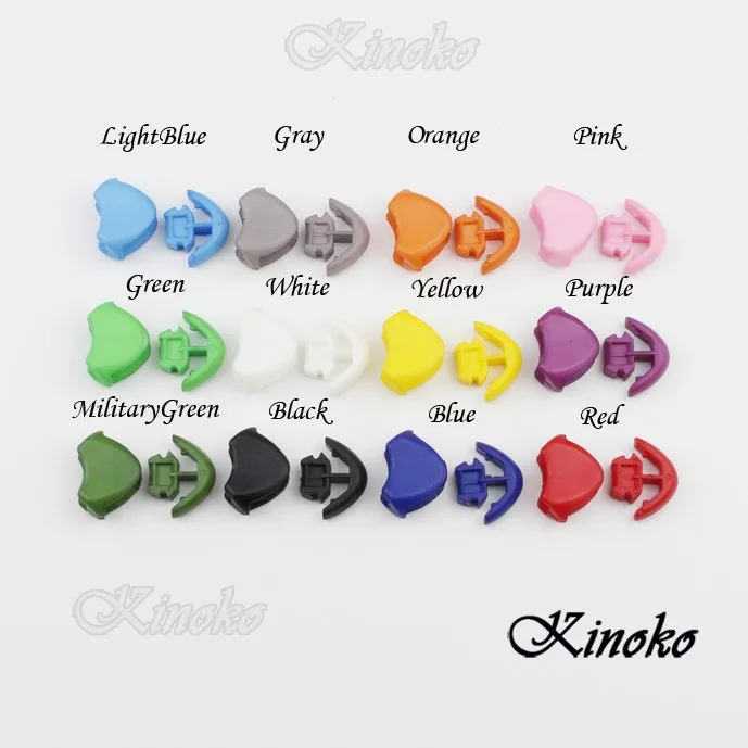 

100pcs/Pack Mixed Colors in Colorful Plastic Zipper Pull Cord Ends Lock Stopper For Paracord #A027
