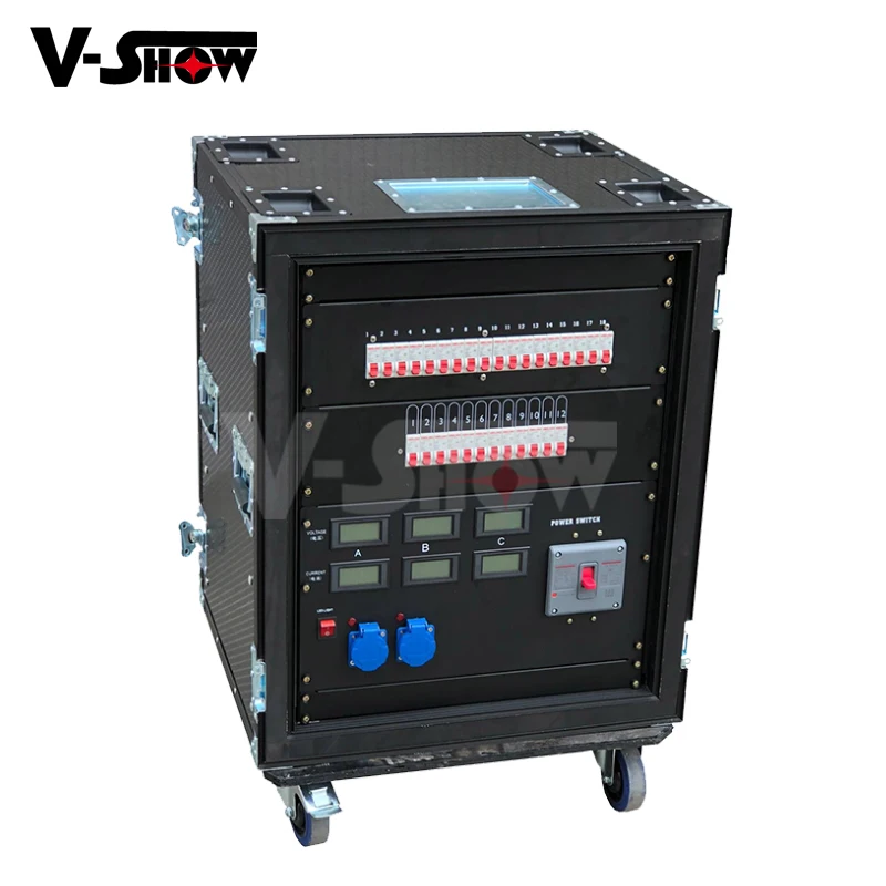 

1pc free shipping 30CH CEE Power Pack for stage light and Dj disco,30x3 Pin 16A and 2xMultii-socket