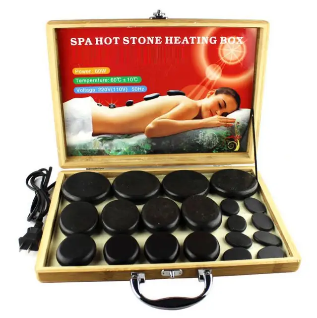 Professional Massage Hot Stone Set And Gem Massage Portable Massage