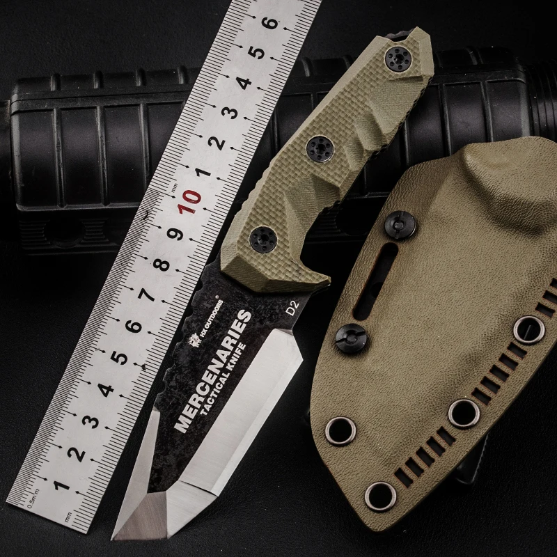 HX OUTDOORS D2 Steel tactical hunting knife outdoors camping survive