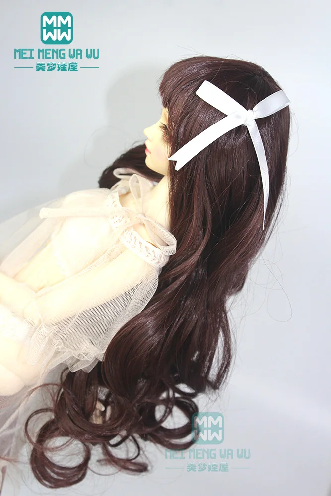 Волосы для кукол подходят 1/3 1/4 1/6 BJD/SD аксессуары темно коричневые длинные