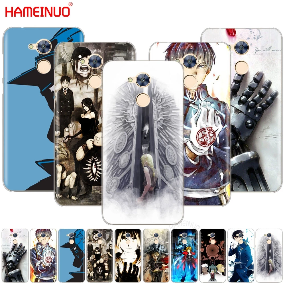 

HAMEINUO FullMetal Alchemist Anime Cover phone Case for Huawei Honor V10 4A 5A 6A 7A 6C 6X 7X 8 9 NOVA 2 2S PLUS LITE