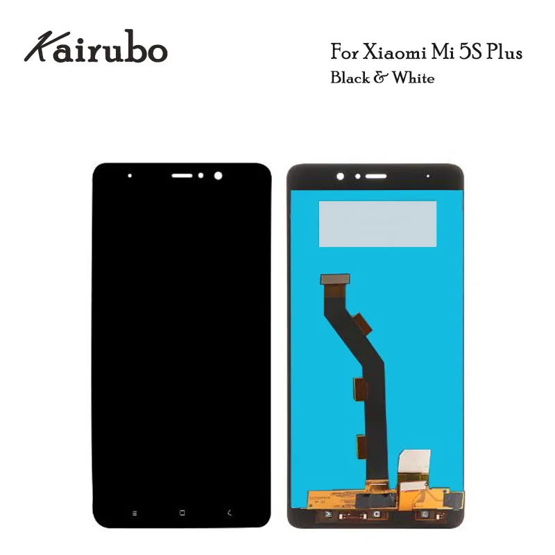 

5PCS 100% Testing For 5.7" Xiaomi 5S Plus M5S plus Mi5S plus LCD screen display +Touch panel digitizer white/Black Free DHL