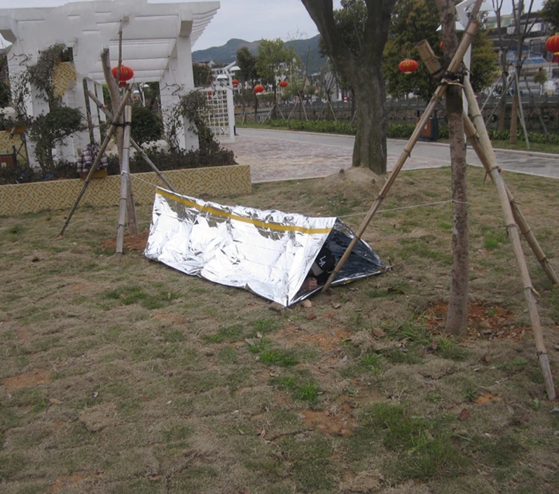 Buy 240*150*90cm Emergency Blankets Earthquake silver