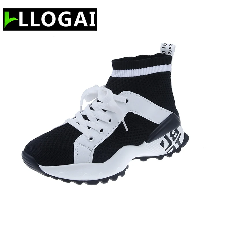 

High Top Rubber Ladies Shoes Comfortable Platform Sneakers Women Casual Shoes Vulcanized Shoes Spring and Autumn Women Shoes2019