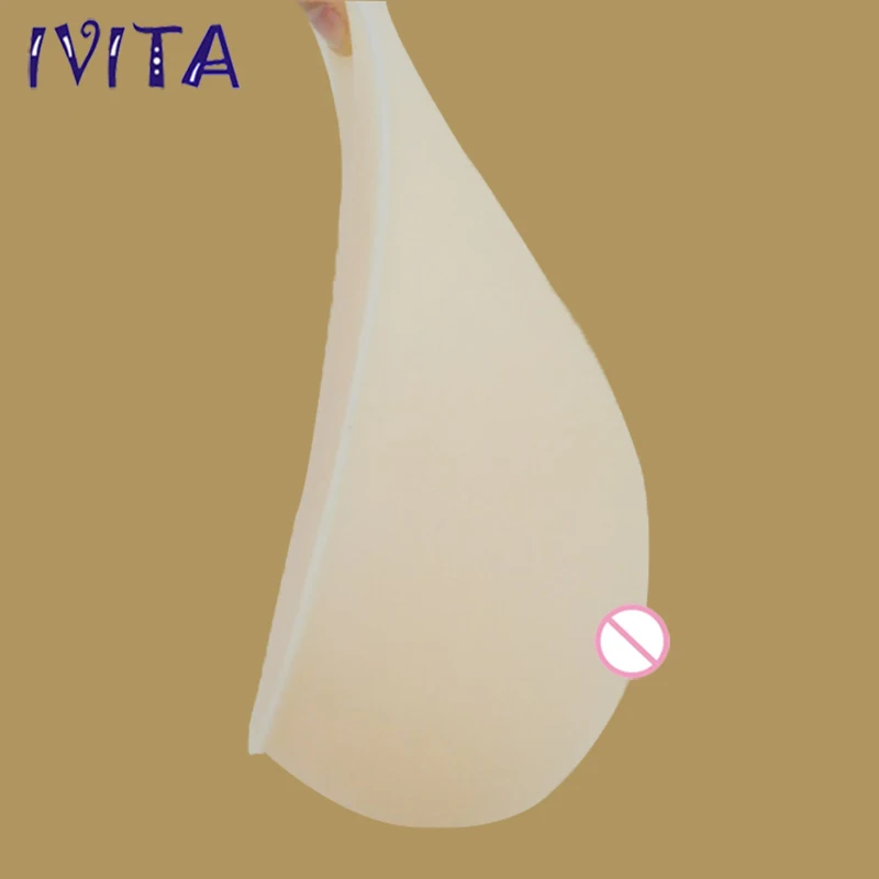 

2800g/Pair White Water Drop Silicone Fake False Breast Boobs Forms Enhancer Mastectomy Crossdresser Size 14