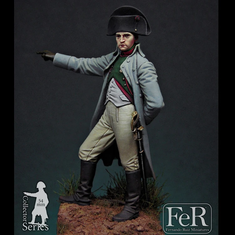 1/32 г. Наполеон Бонапарт Гренобль 1815 54 мм полимерная модель GK тема для историй