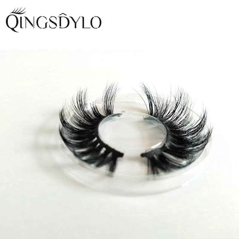 Qingsdylo 5D норковые ресницы большой драматический объем 25 мм длина накладные