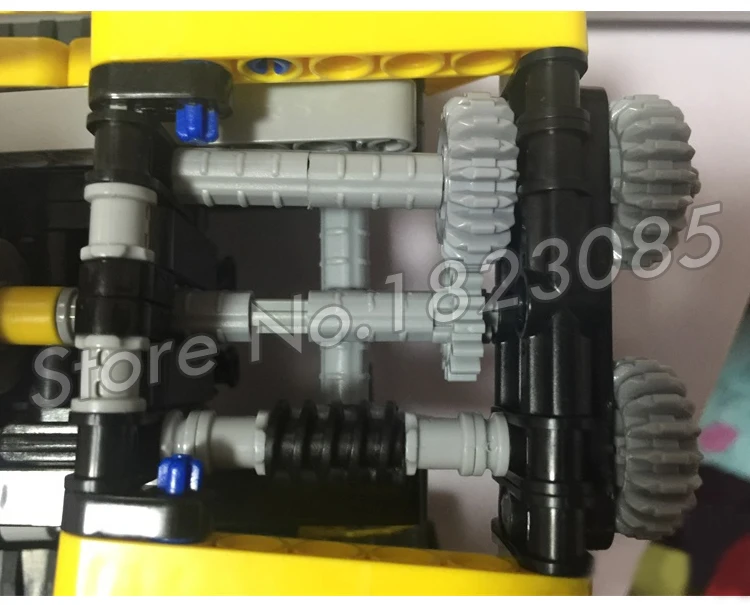 286pcs Technic Advanced Excavator Loader Engineering Truck 3359 фигурки строительные блоки игрушки Educaitonal