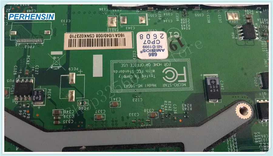 ل MSI GE60 اللوحة المحمول MS-16GA1 VER: 1.1 GT650M DDR3 غير المتكاملة