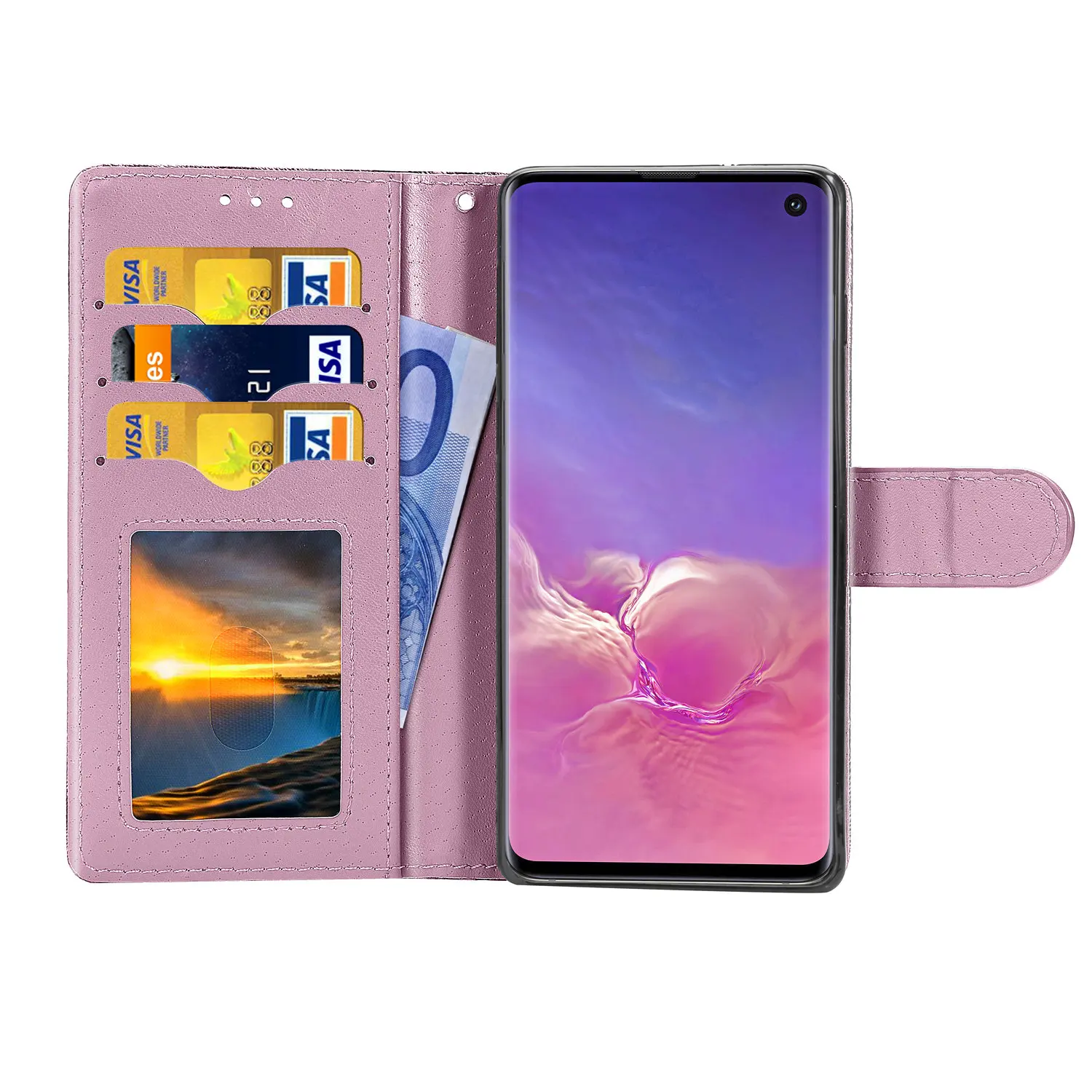 Для samsung Galaxy S10 S8 Plus S10E Блестящий Леопардовый кожаный меховой Чехол-книжка откидной Чехол для Galaxy Note 9 8 Fundd