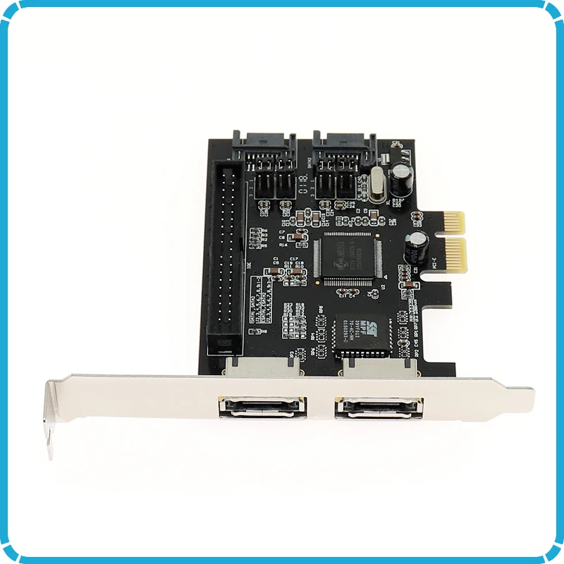 

Combo 2 port SATA 2.0 + IDE + 2 port eSATA PCI-e PCI express RAID Controller Card SATA IDE PCI e Adapter Card