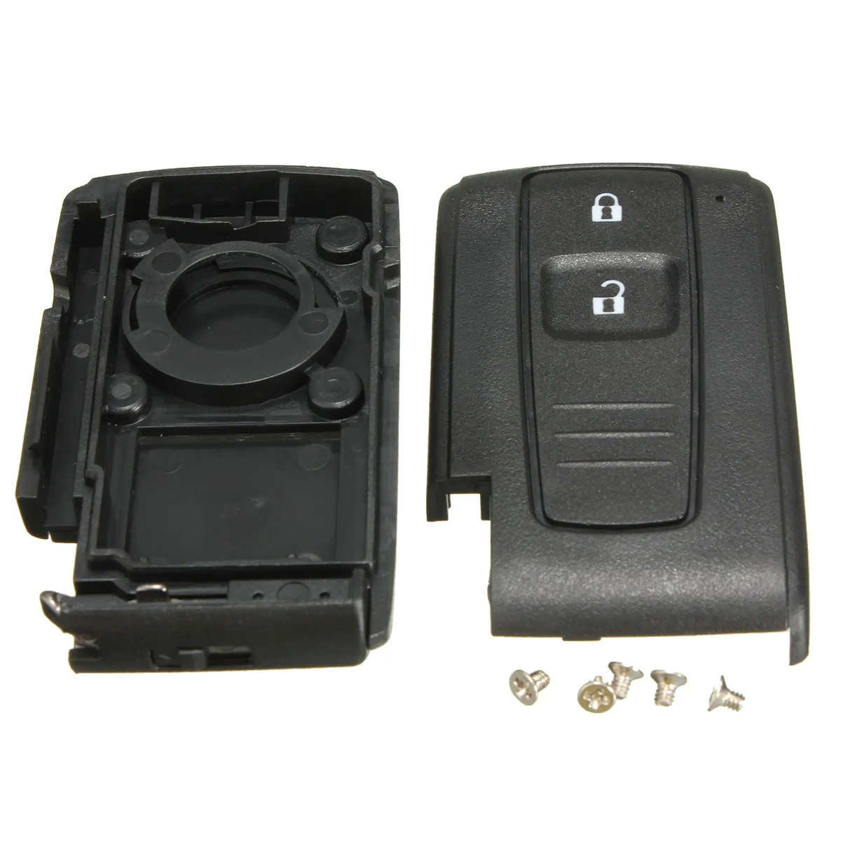 2 кнопки, автомобильный смарт-чехол для дистанционного ключа без ключа с лезвием Toy43 для Toyota Prius 2004 2005 2006 2007 2008 2009# MOZB31EG