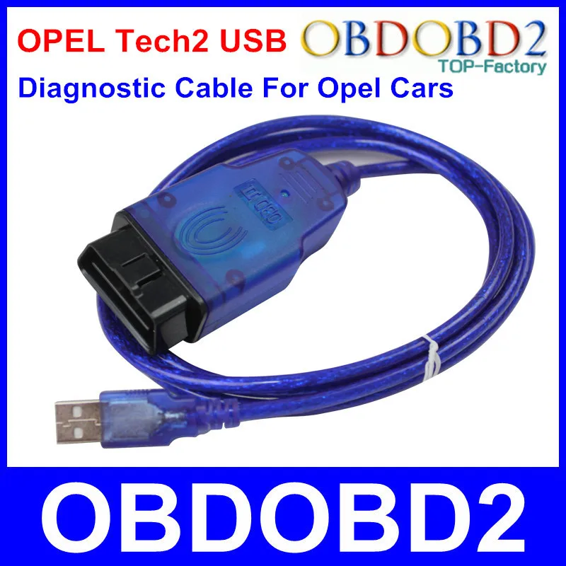 

Newest For OPEL TECH2 USB Interface OBD2 OBDII Diagnostic Cable For Opel Cars For OPEL TECH 2 USB Connector Code Reader Scanner