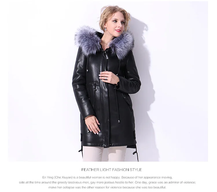 Women Winter Jacket Long Parka Artificial Fur Collar Hooded Coats Leather Jackets Loose Winter Coat Women Plus Size 5XL CH686 (12)