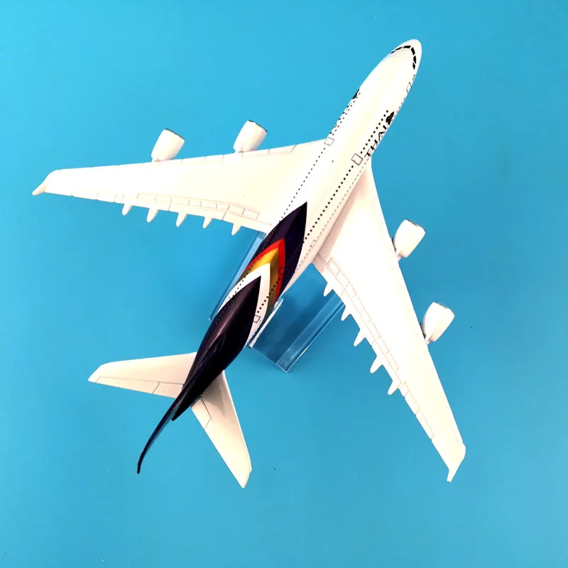 Тайский AIRLINES 16 см A380 тайский AIRLINES сплав металла модель самолета игрушки для детей подарки на день рождения орнамент