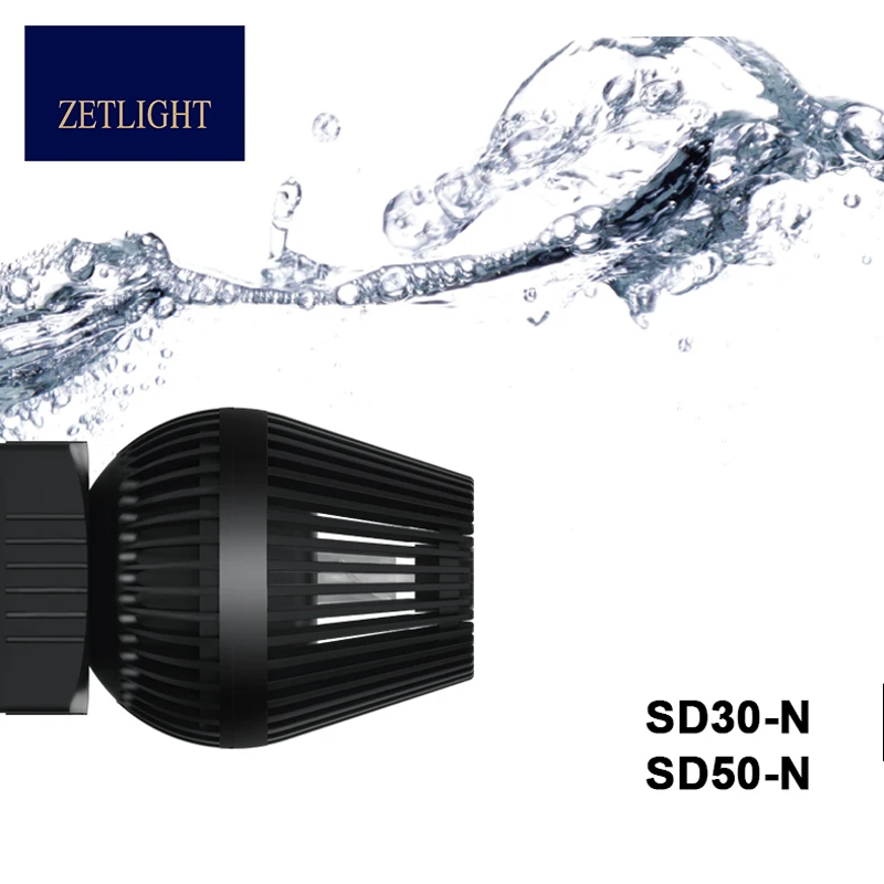 Zetlight SD30N SD50N волновой Производитель VVVF Насос Магнитный патрубок бак для воды делая волновой насос. Насос потока рыбий Цилиндр управления Wi-Fi