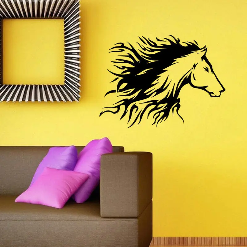 Horses Kids Room Horse Head Wall Decor Horse Decal Horse Family Wall