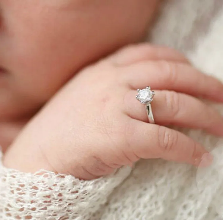 Реквизит для фотосъемки новорожденных Аксессуары золотое кольцо детская Корона реквизит для мальчиков корона для маленьких девочек фотосессия Принцесса Корона Детские реквизит для фотосессии