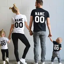 На заказ, любые футболки с именами, Семейные футболки, футболки для родителей, Детские футболки, одинаковые рубашки, персонализированные футболки, подарки на день рождения