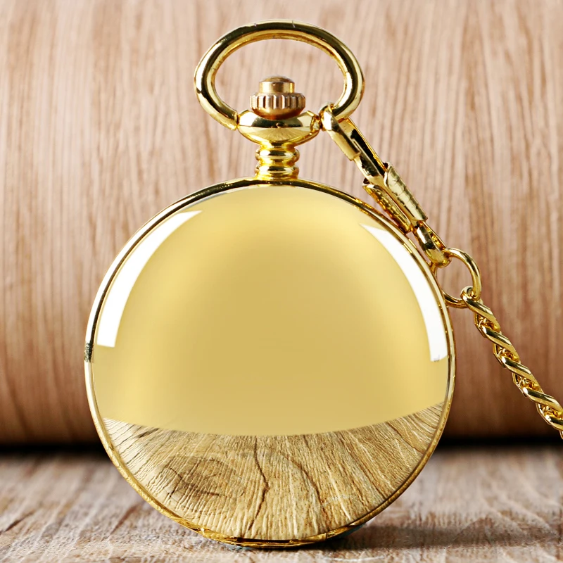 Retro Full Gold Color Skeleton Smooth Pocket Watch Hand Wind Mechanical Roman Numerals FOB Watches Men Double Open Clock 2017 Retro Full Gold Color Skeleton Smooth Pocket Watch Hand Wind Mechanical Roman Numerals FOB Watches Men Double Open Clock 2017