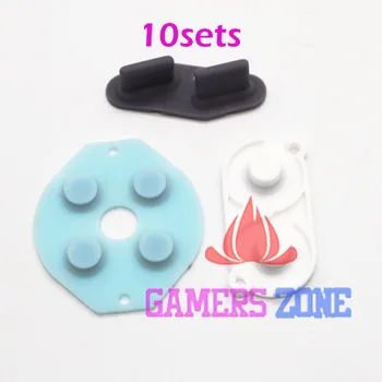 

10sets Conductive Adhesive For Game Boy GB Silicon Rubber Pad Replacement Part