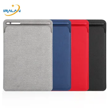 

New Sleeve Case for iPad Pro 11 2018 with Apple Pencil Stylus Holder PU Leather Cover Pouch Bag for ipad air 1 2 5 6 9.7 inch