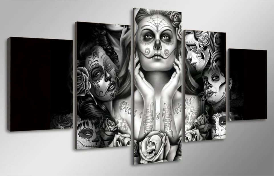 Day of the Dead Face -1