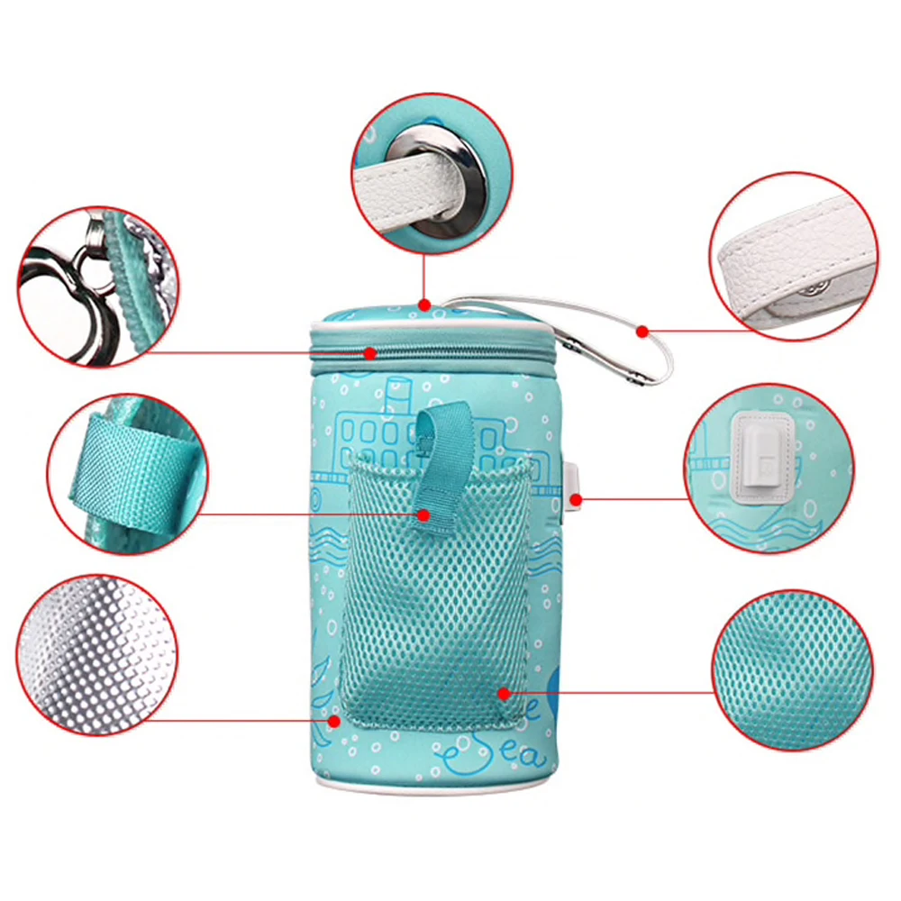 Portable Baby Milk Bottle Warmer Bag USB Infant Bottle Heater Reusable Warm Milk Tool Baby Feeding Bottle Insulation Cover Pouch Portable Baby Milk Bottle Warmer Bag USB Infant Bottle Heater Reusable Warm Milk Tool Baby Feeding Bottle Insulation Cover Pouch