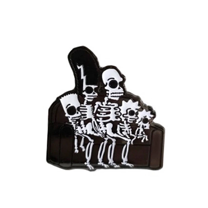 

Simpsons Skeleton Enamel Pin