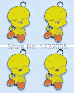 

New 20 Pcs Tweety Birds Charm Pendants DIY Jewelry Making Free Shipping MB0257