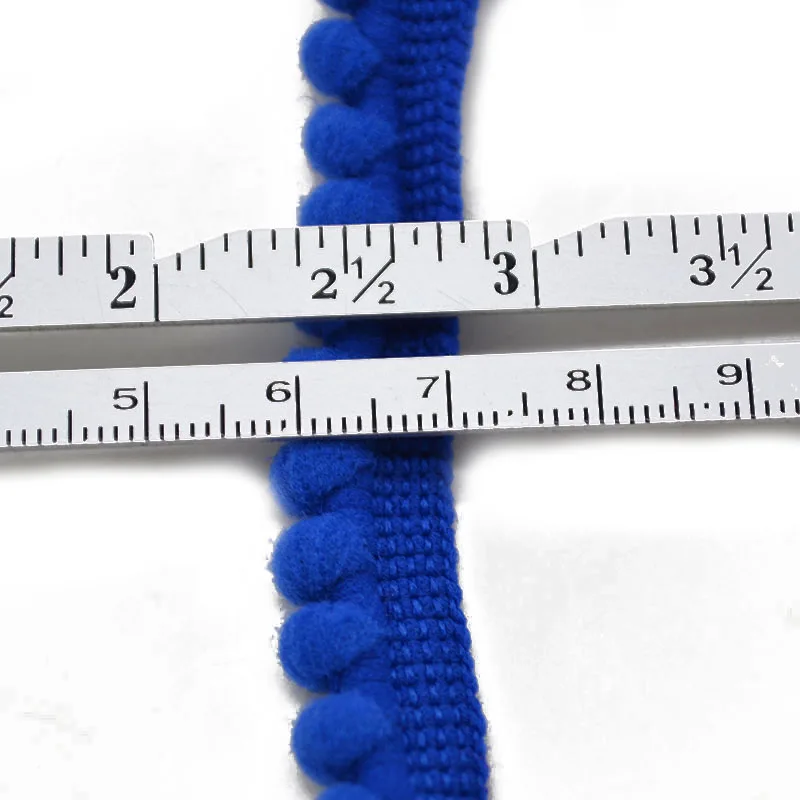 5 Yards Pom Pom Trim Ball 11 mm MINI Pearl Pompom Fringe Ribbon Sewing Lace Kintted Fabric Handmade Craft Accessories