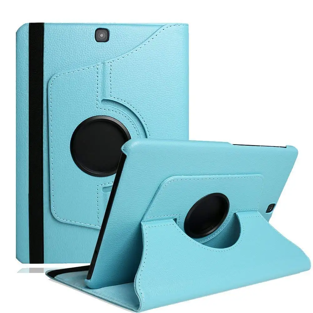 

360 Rotating Stand Pu Leather Case for Samsung Tab S2 8.0inch Cover for Galaxy Tab S2 8.0 SM-T710 T715 T713 Tablet Cases Glass