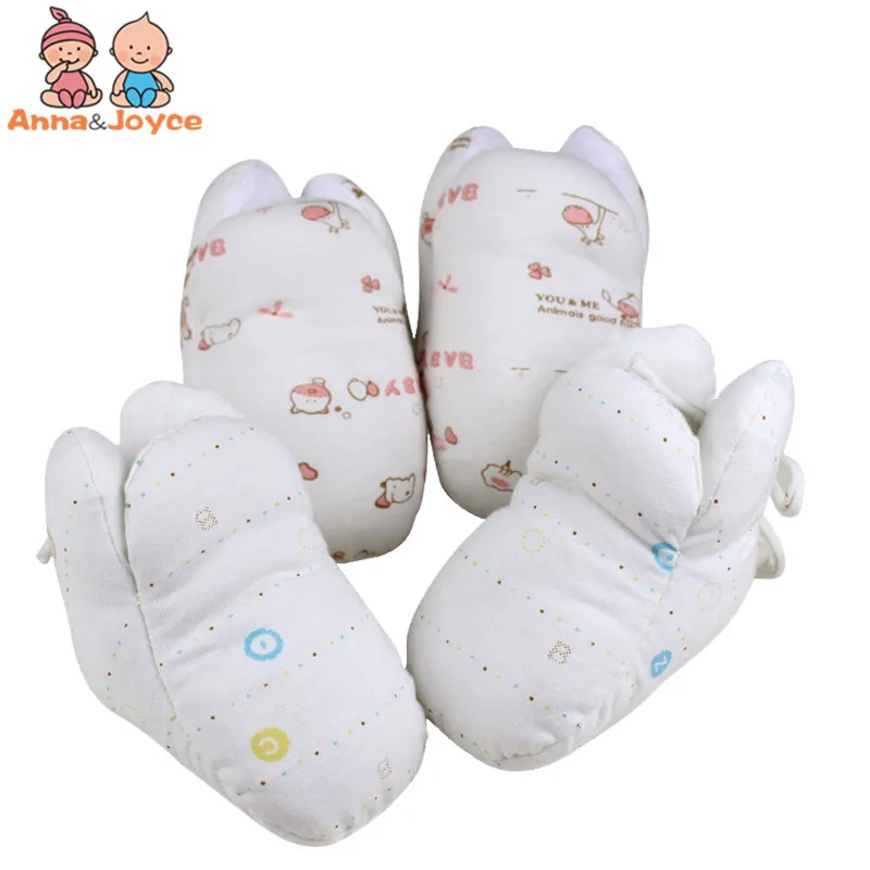 1 Pair Autumn and Winter Baby Cotton Shoes Newborn Thickening Warm Shoes Baby Cotton Shoes 