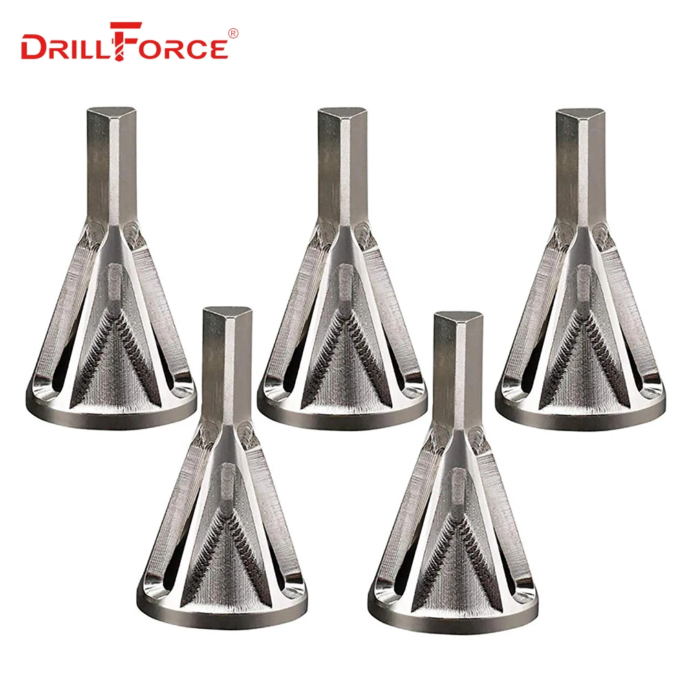 DRILLFORCE инструмент для снятия заусенцев с внешней фаски из нержавеющей стали инструменты для удаления заусенцев для 8-32 болтов