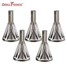 DRILLFORCE Deburring External Chamfer Tool Stainless Steel Remove Burr Drill Bit Tools For 8 32 bolts