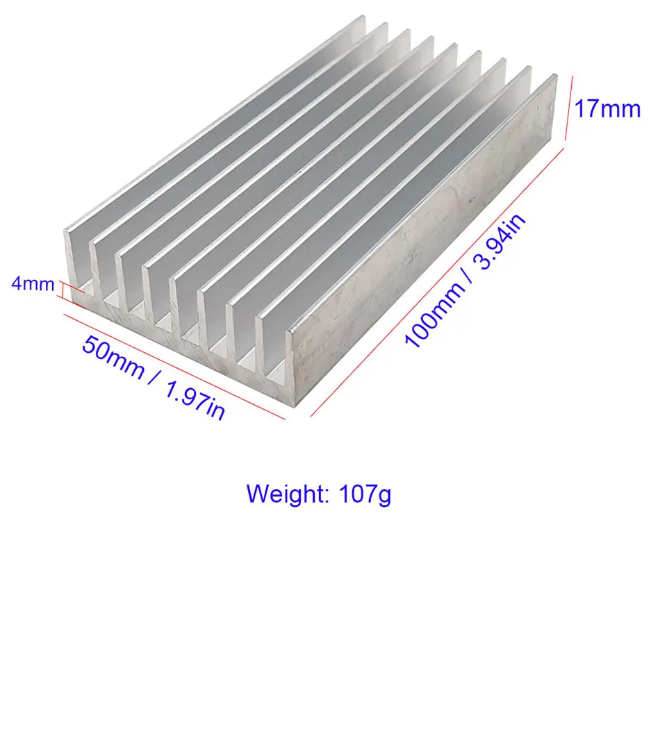 100mm aluminum board heatsink radiator for led lights bulb lamp (2)